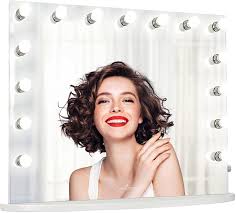 Check spelling or type a new query. Buy Impressions Hollywood Premiere Slim Pro Vanity Mirror With 15 Frosted Led Lights Dressing Mirror With Dimmer Switch Knob White Online In Indonesia B07qp8tkr4