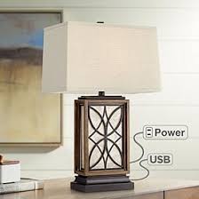 Arthur Night Light Table Lamp With Usb Rustic Table Lamps Farmhouse Table Lamps Table Lamp
