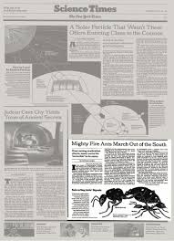 .richard robbins, armed forces pest management board mary rose, the ohio state university george schultz, armed forces pest management board larry species from nearby mountains to an oasis to control pest ants that were damaging their date palms. Mighty Fire Ants March Out Of The South The New York Times