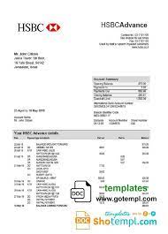 Gotempl Statement Template Bank Statement Templates