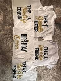 Pink Birthday Squad Shirts For Friends Please Read Full Listing For All Needed Info Listing Is Per Shirt And Price Does Not Include All Birthday Squad Shirts Birthday Girl Shirt 17th Birthday Ideas