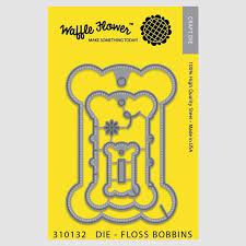 Floss Bobbins Die Waffleflower Com Paper Embroidery Bobbins Learn Embroidery
