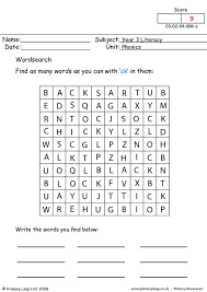 Printable phonics worksheets for kids. Year 3 Literacy Printable Resources Free Worksheets For Kids Primaryleap Co Uk