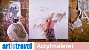 Dadurch erreichen sie, dass die darauf die reinen farben ihre brillanz zeigen und sie weniger benötigen. Leinwand Grundieren Fur Verschiedene Acrylbilder Ganz Einfach Malen Lernen 2 Youtube