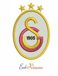 2.1 galatasaray sk team logo. Galatasaray Logo Embroidery Design Galatasaray Logo Embroidery Pattern