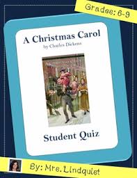 A Christmas Carol By Charles Dickens Full Book Quiz With Answer Key Student Guide Quiz With Answers Christmas Carol