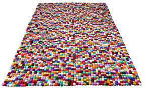 Myfelt filzkugelteppich greta mehrfarbig pastell rund ø 140 cm. Wollteppich Maja Home Affaire Rechteckig Hohe 22 Mm Reine Wolle Filzkugel Teppich Wohnzimmer Online Kaufen Otto