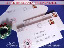 There is also an option to print an envelope from santa to your child. Free Letter From Santa Printable