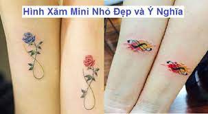 Hình xăm con mắt mặt trăng và biểu tượng chữ hình xăm mỏ thuyền nhỏ ở tai. 1001 Hinh XÄm Mini Äáº¹p Hinh XÄm Nhá» Äáº¹p Y NghÄ©a Cho Báº¡n