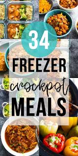 From appetizers to side dishes to soups and entrees, you can let the slow cooker do all the work for you. 34 Crockpot Freezer Meals For Effortless Dinners Sweet Peas Saffron