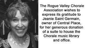 ROGUE VALLEY CHORALE ASSOCIATION