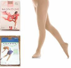 New Mondor 3371 Thick Footed Ice Skating Tights Child Adult Sizes Ebay