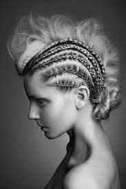 Braided Mohawk Avant Garde Hair High Fashion Hair Short Hair Styles