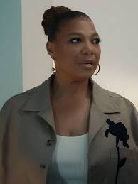 The Equalizer Queen Latifah Black Rose Jacket