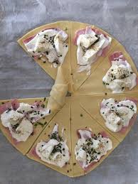 Croissant Sale Jambon Mozza Croissant Food Brunch