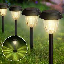 5% coupon applied at checkout save 5% with coupon. Beezok Solar Pathway Lights Outdoor 4 Pack Solar Powered Garden Lights Stainless Steel Landscape Lighting For Garden Yard Patio Walkway Driveway 3000k Warm White Light Amazon Com