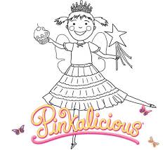 Pinkalicious Dancing And Bringing Cupcake Coloring Pages With Images Cupcake Coloring Pages Lego Coloring Pages Sports Coloring Pages