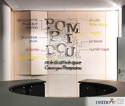 Maybe you would like to learn more about one of these? Signaletique Artistique Mediatheque Georges Pompidou Chalons En Champagne 51 Osmoze