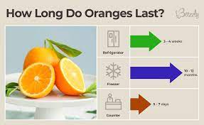 How Long Do Oranges Last All About Oranges Shelf Life Beezzly