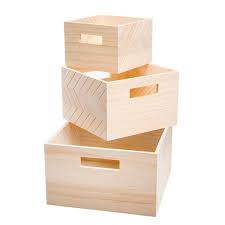 Darice Reg Unfinished Wooden Crate Set 2 Pack Michaels Reg In 2020 Unfinished Wood Crates Wooden Crates Wooden Crate
