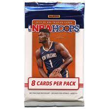 Lock in early on upcoming basketball releases. Nba Panini 2019 20 Hoops Basketball Trading Card Pack Walmart Com Walmart Com