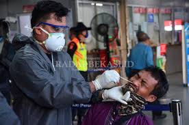 Tes Swab Sasar Penumpang Krl Dan Pengendara Radar Bekasi
