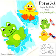 Maybe you would like to learn more about one of these? Frog Craft And Duck Craft For Kids With Template Buggy And Buddy