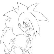 He awoke and went on a quest to find this legendary transformation, eventually landing on earth and finding goku. Dragon Ball Z Coloring Pages Super Saiyan 4 Coloring Page Coloring Home