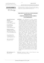Spo, foot, baik, valak, drawn, maksud, foreman, likewise, maksud mem. Pdf Trends In Young Consumers Behaviour Implications For Family Enterprises