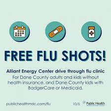 Public Health Madison Dane County To Provide Free Drive Through Flu Shots City Of Madison City Of Madison Wisconsin
