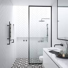Sorry for the bad pictures, its little so i couldn't get the best pictures… step 1: The Tile House Inspired Bathroom Ideas With Chevron Tiles Sa Decor Design