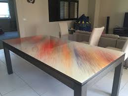 Printed Glass Table Top Dining Table Top Glass Top Table Dining Table