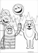 Yo gabba gabba!, printable worksheets for kids and adults. Yo Gabba Gabba Coloring Pages Coloringbook Org