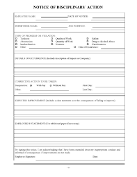 Restaurant Employee Disciplinary Action Form Restaurant Management Employee Handbook Employee Evaluation Form