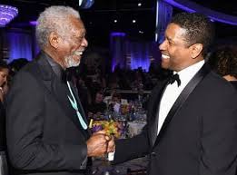 Morgan Freeman Denzel Washington Denzel Washington Morgan Freeman Hooray For Hollywood This guy has the best impersonation of morgan freeman and denzel washington i have ever seen.