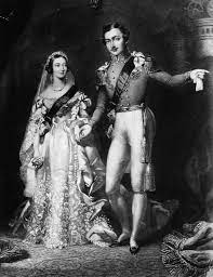 Queen victoria and prince albert on their return from the marriage service at st james's palace, london. Wedding Dress Of Queen Victoria Wikipedia