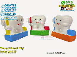 Tempat Pensil Gigi Souvenir Pernikahan Tempat Pensil Gigi Pensil