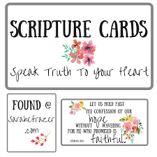 The outside of the card says deepest sympathy and the inside is left blank for you. Free Scripture Cards Sarah E Frazer