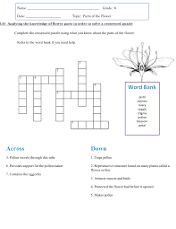 Maybe you would like to learn more about one of these? Parts Of The Flower Crossword Puzzle