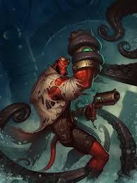 Artstation Hellboy Final Art Evgeniy Zagumennyy Hellboy Art Art Hellboy Comic