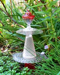 Garden Art Red Glass Tower Glass Garden Art Garden Art Garden Art Crafts