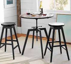 Or get 12 months special financing on purchases of $750+. Blaine Reclaimed Wood Adjustable Bar Height Table Pottery Barn