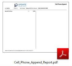 The result should be like this. Cell Phone Append Add Mobile Numbers Updateyourlist Com