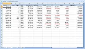 How To Record Your Poker Play In Excel Poker Stat Tracking