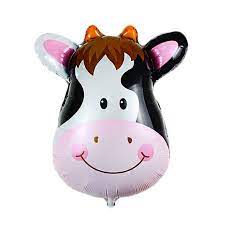 Cow Themed Birthday Foil Balloon Birthday Return Gifts For Kids And Party Supplies
