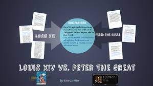 Louis Xiv Vs Peter The Great By Davie Lavender