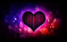 Maybe you would like to learn more about one of these? Hd Wallpaper Dark Purple Heart Love Wallpaper Flare