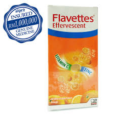 Citrus bioflavonoids (standardized to 25% bioflavonoids). Flavettes Vit C Zinc Effervescent Orange 30s Immunity Alpro Pharmacy