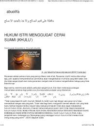 Hukum istri minta cerai mp3 & mp4. Hukum Istri Menggugat Cerai Suami