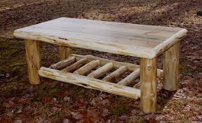 Cedar Log Coffee Table Coffee Table Rustic Wood Furniture Log Coffee Table